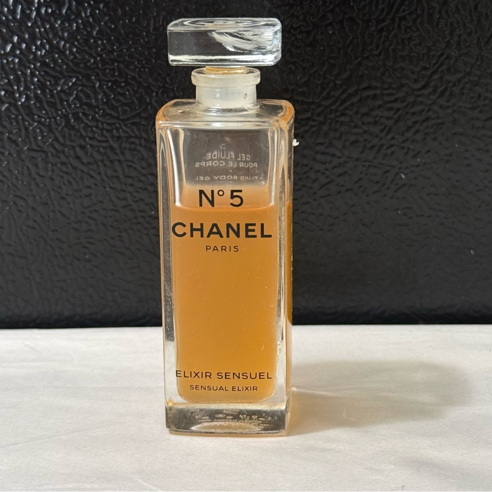 Vintage Chanel No. 5 Elixir Sensuel Fluid Body Gel 50 ml / 1.7 oz ~75% Full Rare